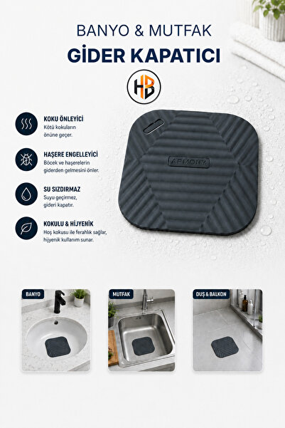 HOBİLON Banyo Mutfak Lavabo için Kötü Koku ve Haşere Böcek Önleyici Silikon M...