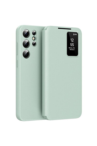 Techsuit Husa pentru Samsung Galaxy S25 Ultra - SmartView Series - Green