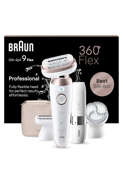 Braun Epilator cap flexibil 360В°, 40 pensete, Wet & Dry, 2 viteze, accesorii...