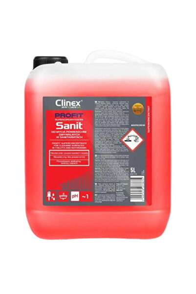 Clinex PROFIT Sanit, 5 litri, solutie superconcentrata, curatare suprafete sa...