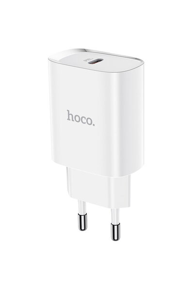 Hoco N14, Încărcare rapidă, 20W, 1 x USB tip C, Alb