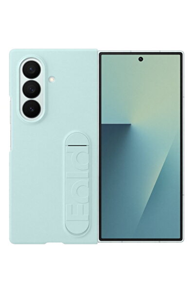 Samsung Galaxy Z Fold 7 - Capac protectie spate Silicone Case, Verde Mint