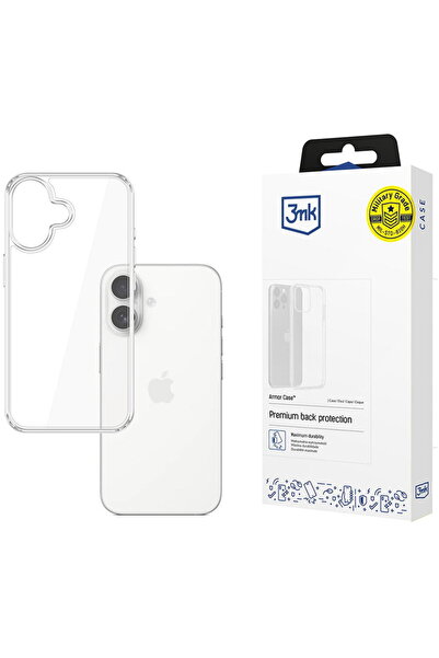 3MK iPhone 17 - Husă Armor - Transparentă
