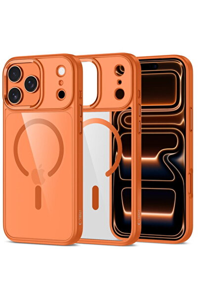 Tech-Protect HusДѓ Magmat MagSafe pentru iPhone 17 Pro, spate transparent, co...
