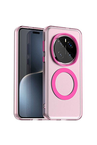 Techsuit Husă pentru Honor Magic7 Pro - CandyCase MagSafe - Roz