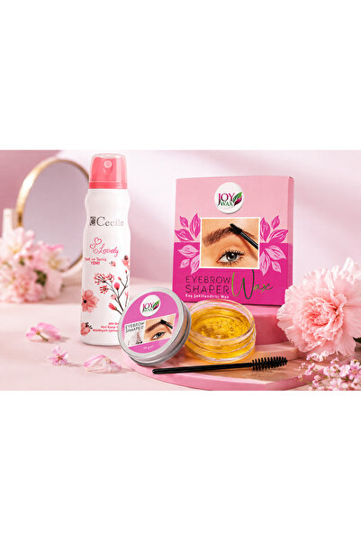 JOYWAX Kaş Şekillendirici Ve Sabitleyici Wax ve Cecile Lovely Deodorant 150 ml
