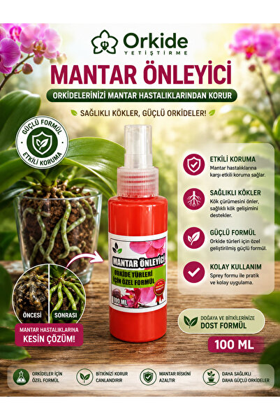 Orkide Yetiştirme Orkidelere Özel Mantar Önleyici (100 Ml)