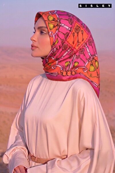 Sisley ELİSA DESENLİ EŞARP-2003-90*90