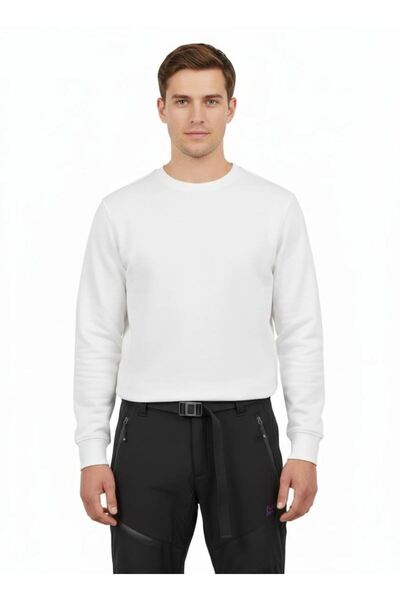PLAYOFF Sweatshirt Basic White