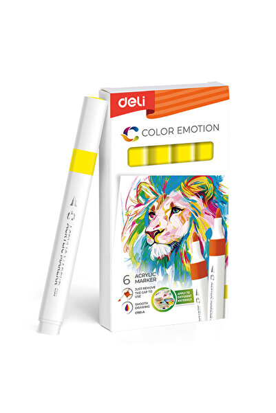 Deli Marker acrilic galben Emotion