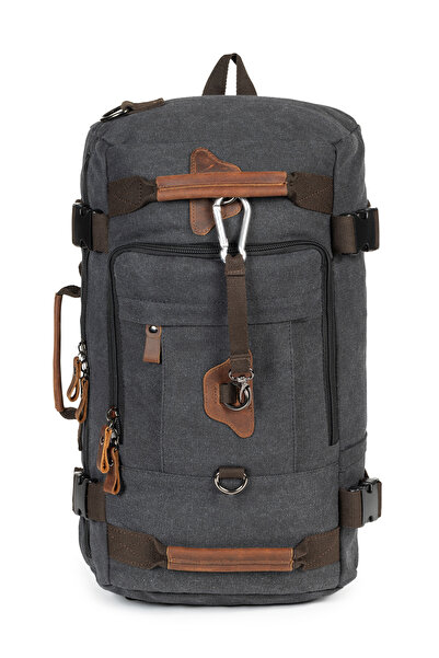 Necati Çanta 15.6 Laptop Compartment Canvas Fabric Mountaineering & Travel & ...