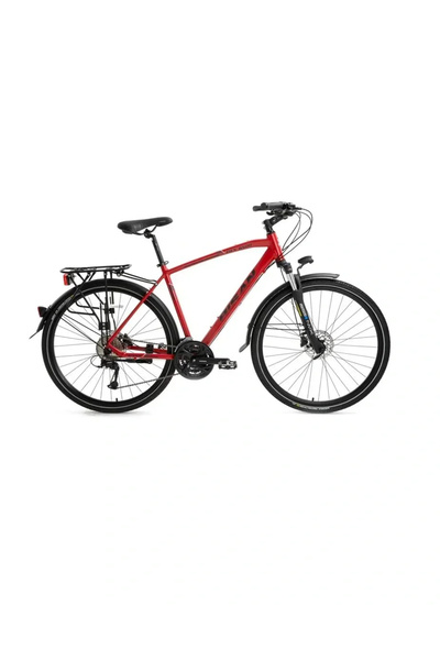 TRX 8500 CITY MENS CITY BIKE 54CM HD 28 RIM 27 GEAR MATT RED BLACK