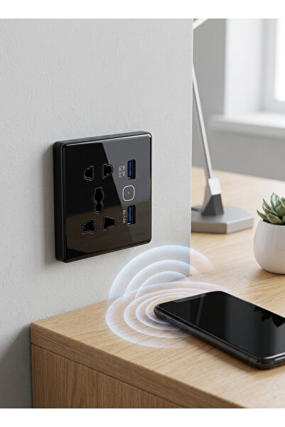 Generic Togavon Smart WiFi Wall Socket with Dual USB Fast Charging - 10A Smar...