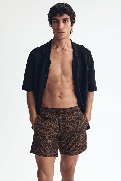 H&M Desenli Şort Mayo