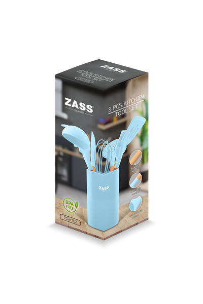 Zass Ustensile de bucătărie gourmet ZG-KT 02 albastre