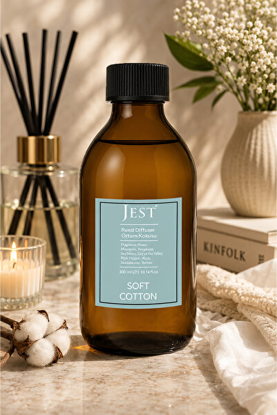 Jest 300 ML SOFT COTTON ÇUBUKLU ODA KOKUSU YEDEK KİT