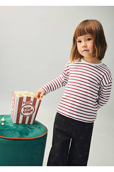 MANGO Baby Cotton striped T-shirt