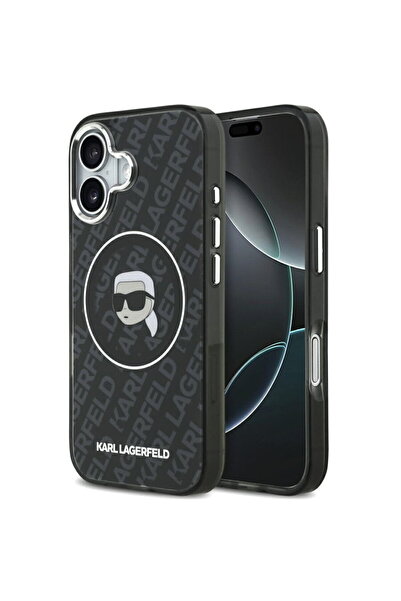 Karl Lagerfeld Husa pentru iPhone 17 - IML MagSafe (KLHMP17SHMKBKHOK) - Black...