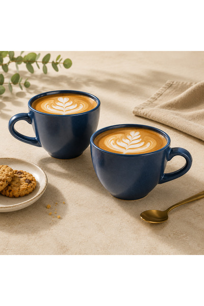 HanBazari Klasik Seramik Latte Fincanı