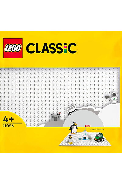 LEGO Clasic - Placă de bază alba 11026, 1 bucată