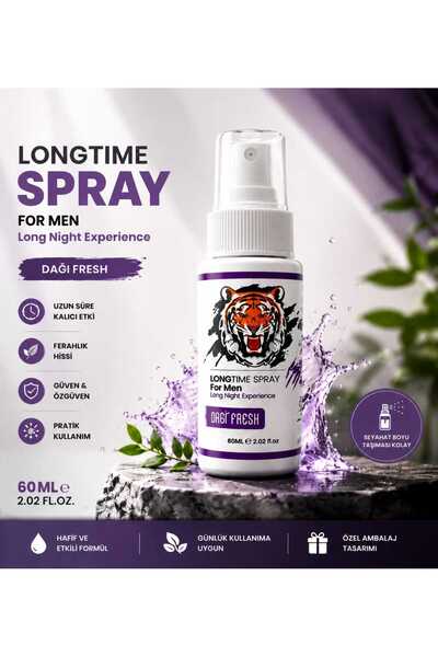 ORBIFRESH ERKEK BAKIM YÜKSEK UZUN DENEYİM SPREY LONG TİME 60 ML