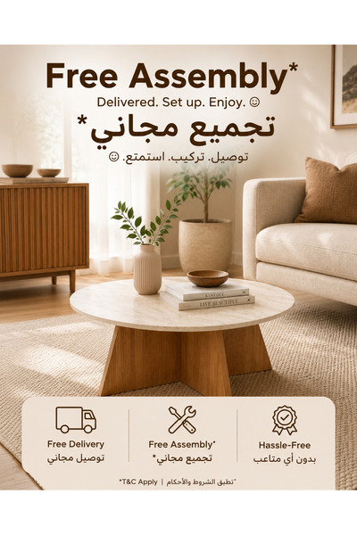 TrentonGCC طاولة جانبية دائرية عصرية بتصميم سطح رخامي - طاولة صغيرة أنيقة للغ...