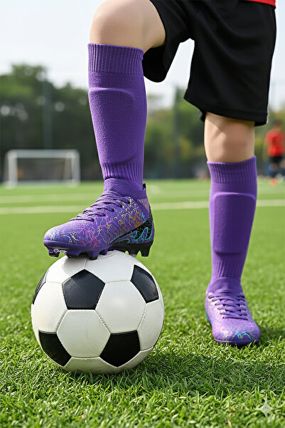 Kiko Kids Roger Boğazlı Krampon Çim Saha Erkek Çocuk Futbol Ayakkabı