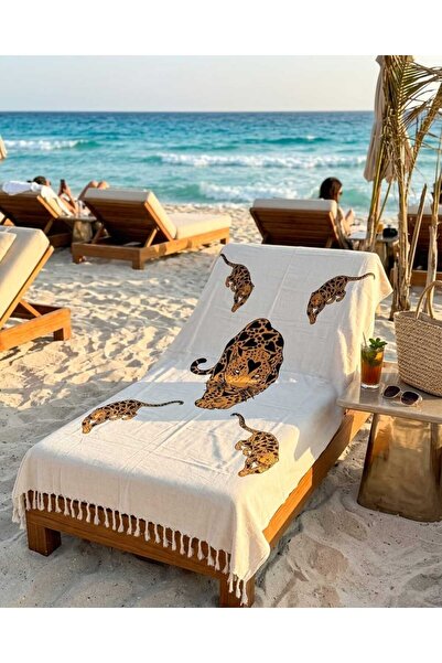 EVX 100% Cotton Muslin Peshtamal Large Size Quick-Drying Beach Towel Bath Ham...