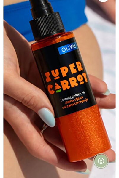 Olival Super Carrot Gold Hızlı Bronzlaştırıcı Simli Vücut Yağı 100 ml | Havuç...