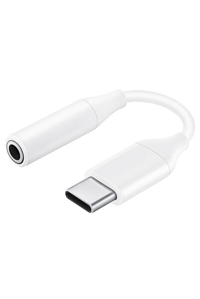 Samsung UC10 Type-C to 3.5mm Jack Dönüştürücü Adaptör Beyaz İthalatçı Garantili