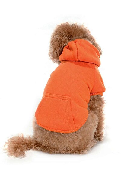 Petza Small and Medium Breed Dog Sweatshirt - Marmit Orange - Dog Apparel