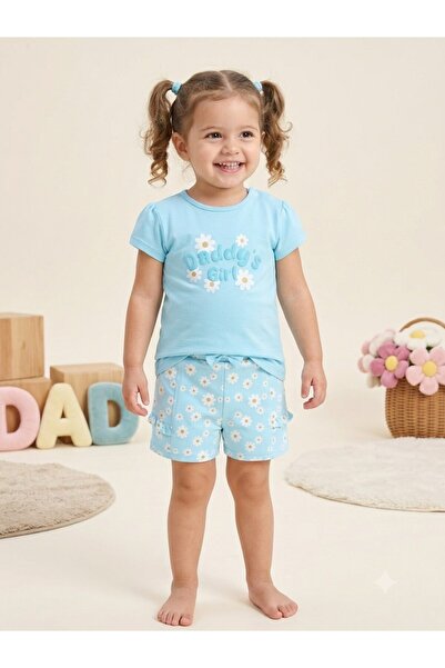 Victor and Jane Infant Girls’ 2-Piece Set – “Daddy’s Girl” Top & Daisy Print ...