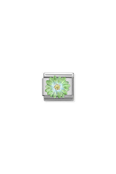 NOMİNATİON Composable Cl Sımbols Stainless Steel, Enamel, Cub, Zirc And 925 S...
