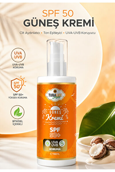 TUBALİFE Spf 50 Sunscreen Skin Brightening Tone Equalizer Uva Uvb Protector 1...