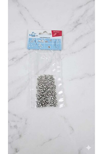 Klinkshop Bez Bebek Ayakkabısı 2,5 Mm Mini Kuşgözü Malzeme Paketi Nikel Renk ...