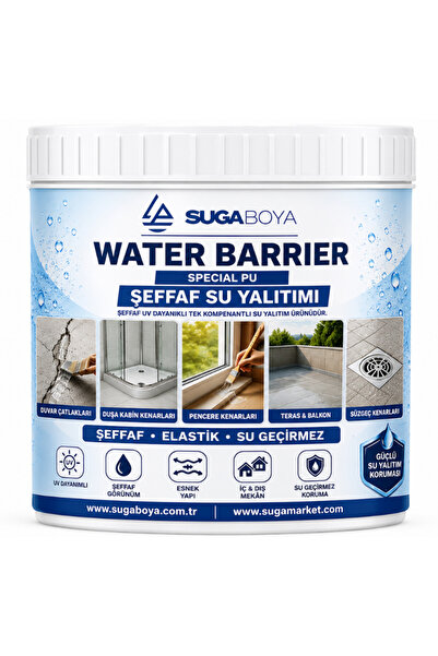SUGA WATER BARRIER SPECIAL PU ŞEFFAF SU YALITIMI 1 KG