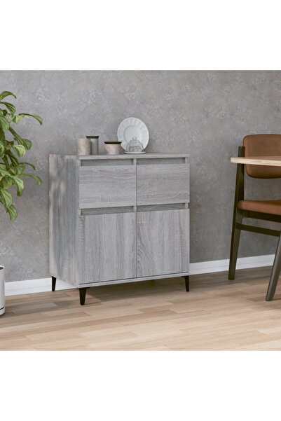 Concept Servantă, sonoma gri, 60x35x70 cm, lemn prelucrat