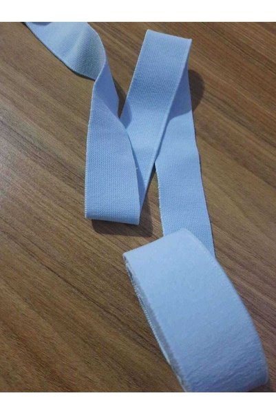 İMREN AKSESUAR Light Blue 3 cm Super Rubber Waist, Frost and Leg 1 Pack 3 Meters