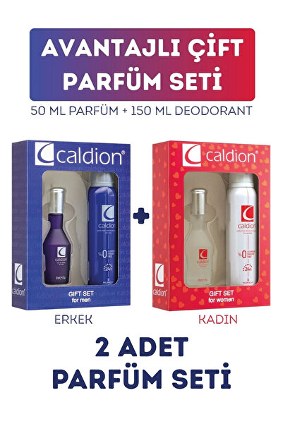 Caldion Classic 100 ml Edt + 150 ml Deo Erkek & Kadın Set