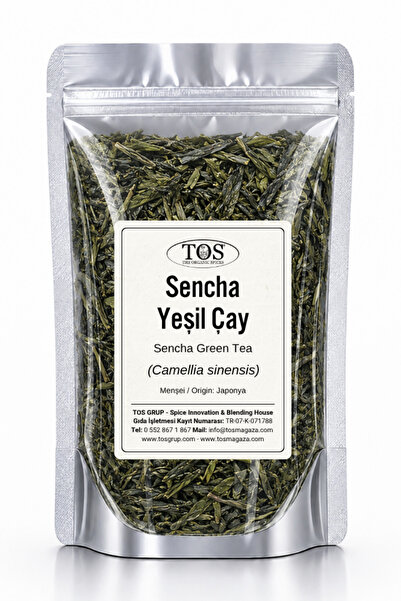 TOS The Organic Spices شاي سينشا الأخضر 250 جرام (1. شاي أخضر سينشا عالي الجو...