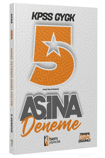 İsem Yayınları SÜPER FİYAT - İsem 2025 KPSS Genel Yetenek Genel Kültür Aşina ...