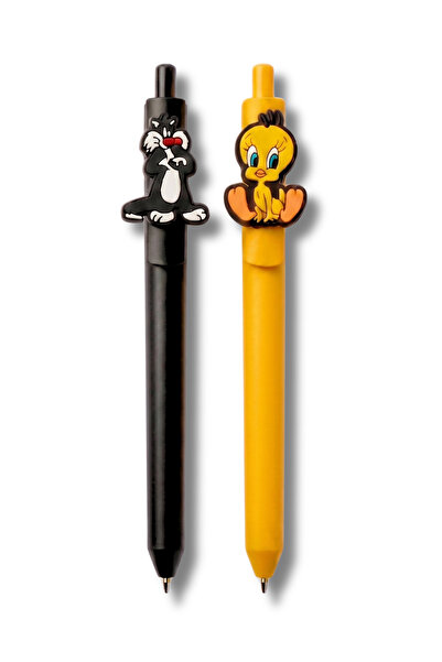 excarpin Silvester ve Tweety İkili Hediyelik ve Koleksiyonluk Tükenmez Kalem