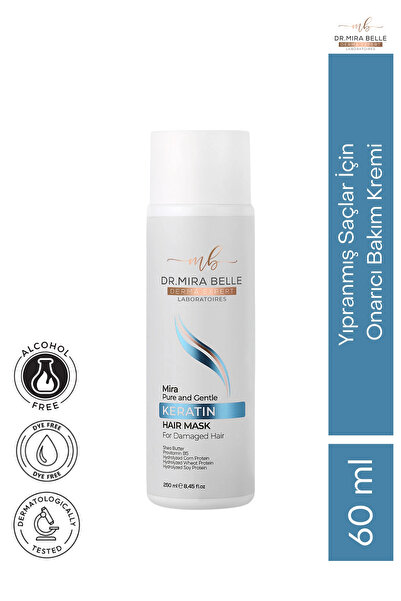 Dr. Mira Belle Derma Expert Yıpranmış Saçlar İçin Bitkisel Keratin & Provitam...