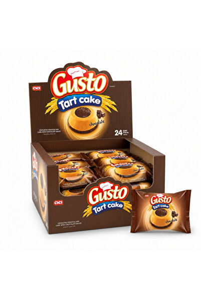 cici Tart Kek Çikolata Soslu 45 Gr. 24 Adet (1 Kutu)