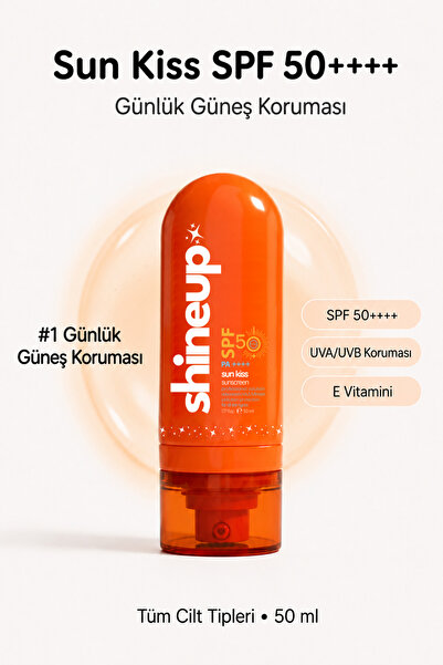 shineup Sun Kiss Spf 50+ Sunscreen |   Moisturizing Sunscreen Face Cream for ...