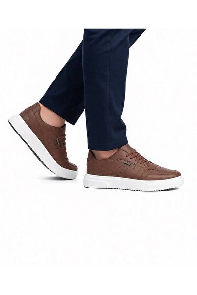 Carrano Men's Tan Casual Sports Shoes Comfortable Walking Shoes Orthopedic 1850