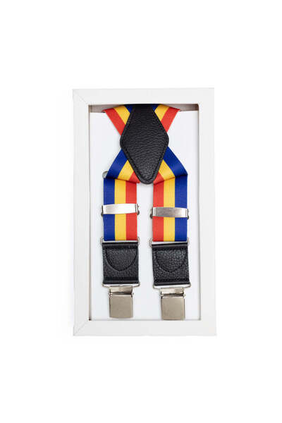 TORO NERO Bretele tricolore pentru bărbați
