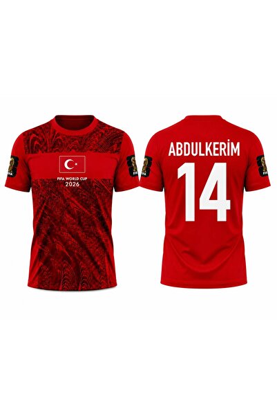 yenteks ABDULKERİM BARDAKCI TÜRKİYE FIFA 2026 MİLLİ TAKIM YETİŞKİN KIRMIZI FO...