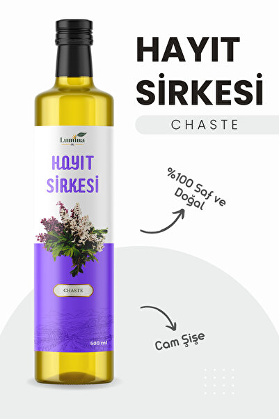 LUMİNAOİL Hayıt Sirkesi 500 ML Katkısız & Cam Şişe