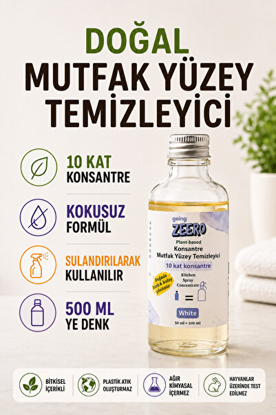 Going Zeero Mutfak Temizleme Spreyi - Süper Konsantre - Hassas Formül (Kokusuz)